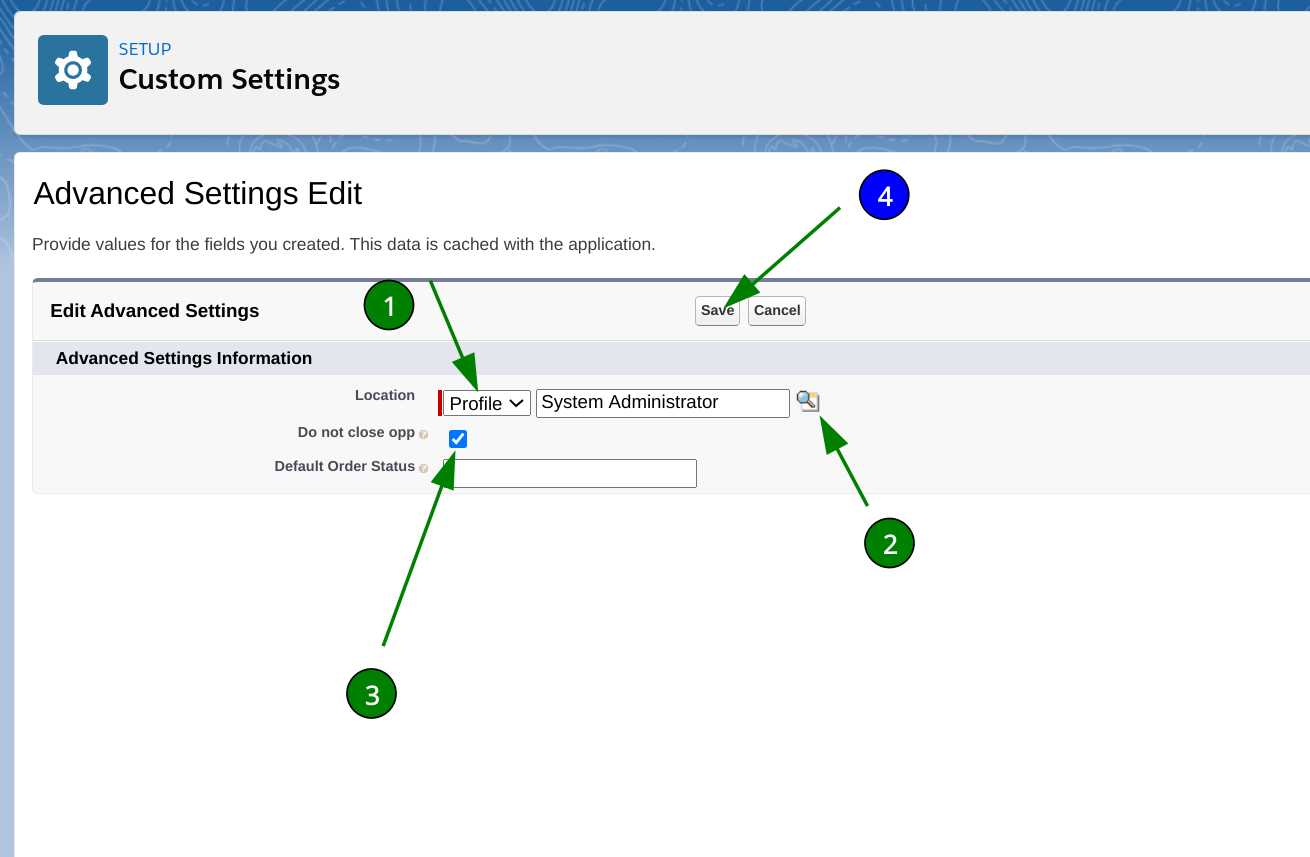 Settings Window